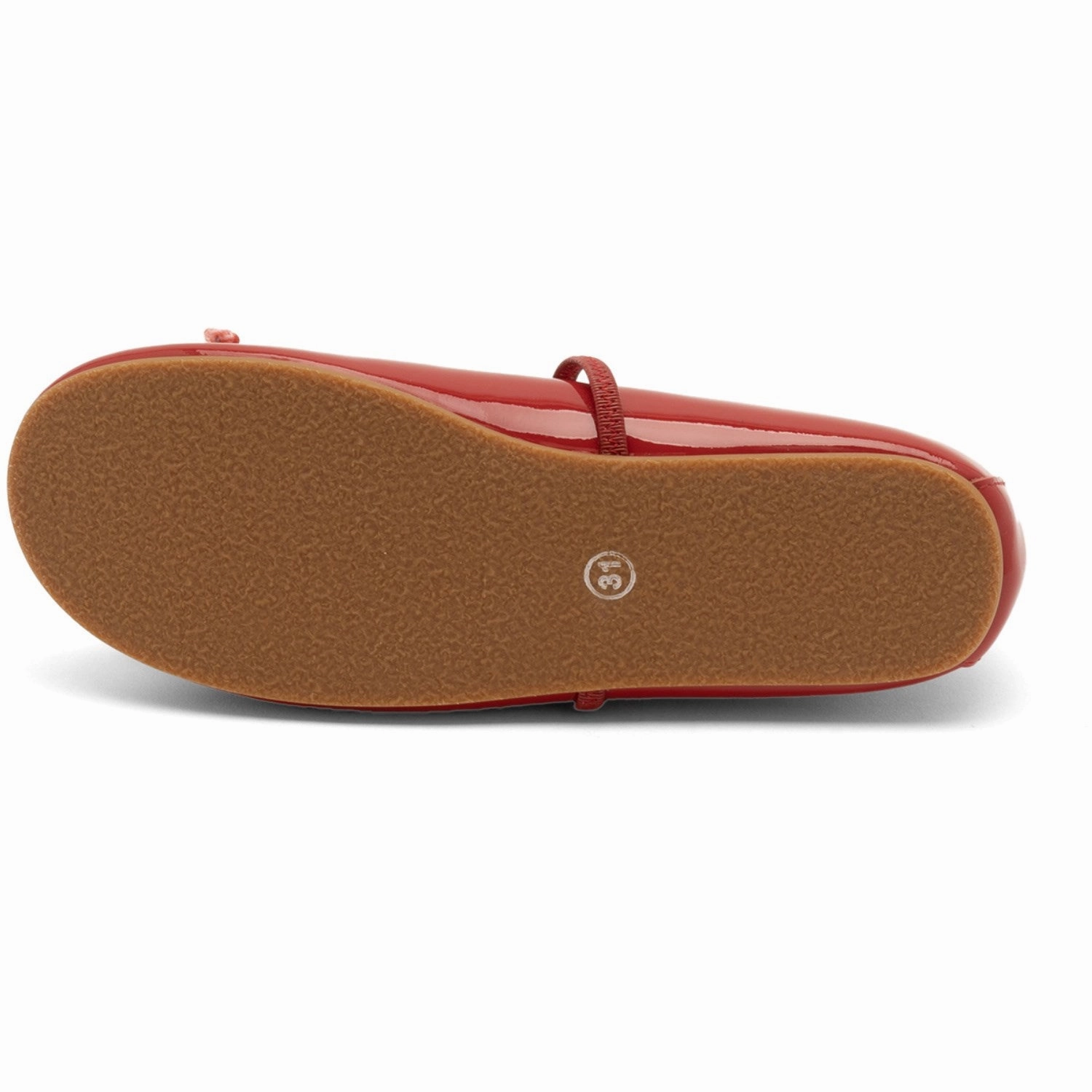 Seasonless Design Bisgaard Red Patent Palma Ballerina