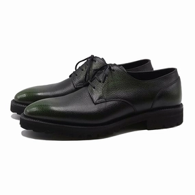 Derby Simple Shoe - Green 3D Patina Daily-Ready