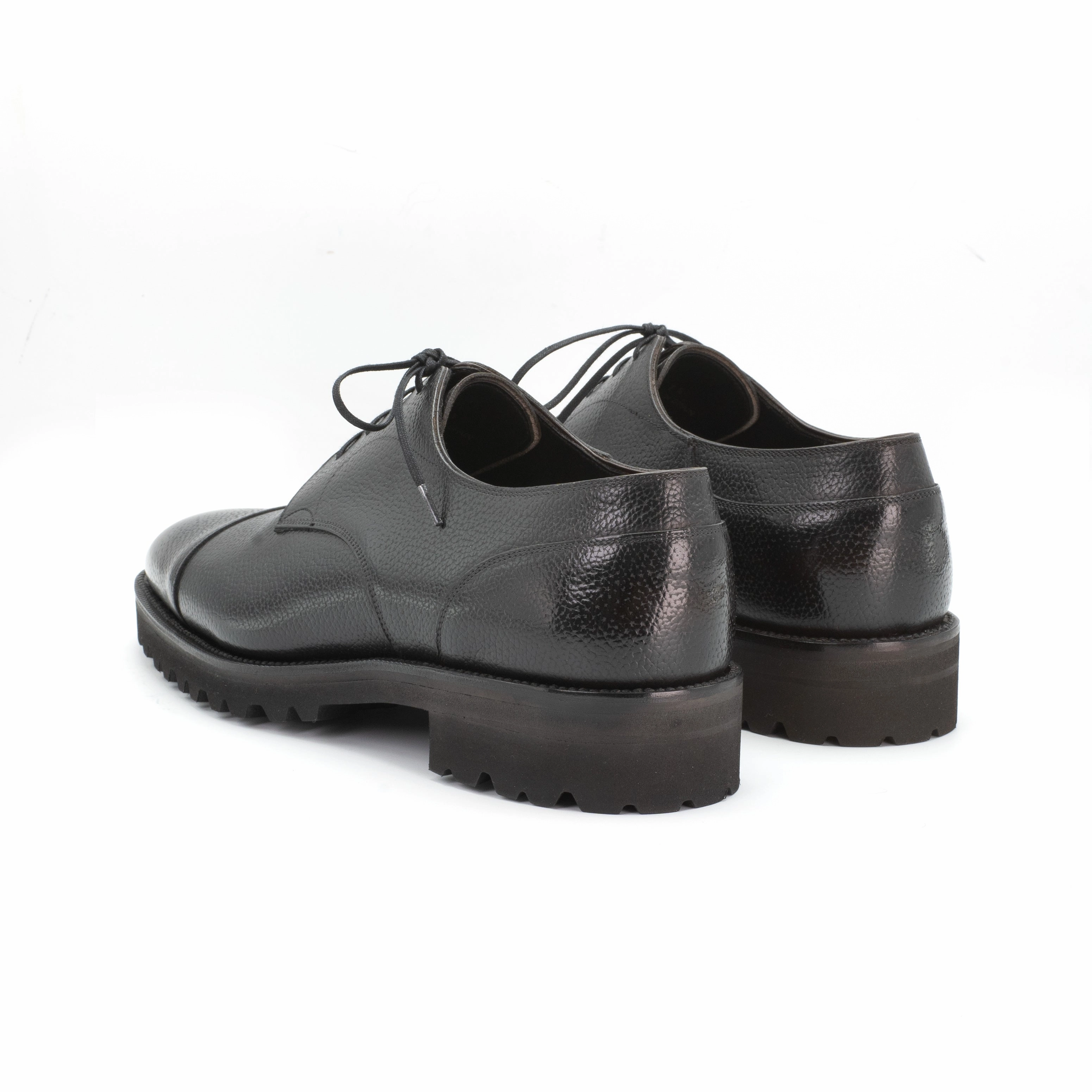 Weekend Ready Frank Cap Toe Derby Mto - Onyx