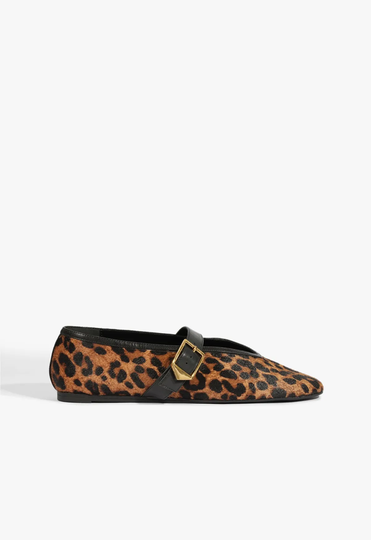 Pure Function Crafted Flow Courtney Buckle Hair Calf Flat
