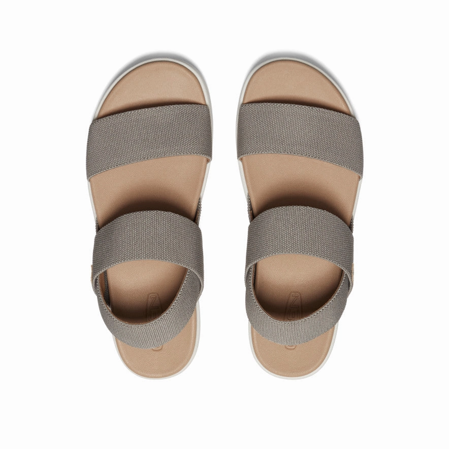 Women'S Elle Backstrap Sandal Wide  |  Brindle/Birch Streamlined Look Movement Ready
