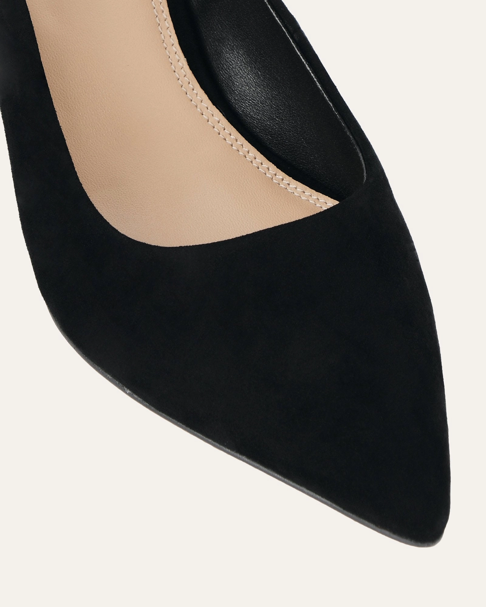 Cool Experience Crafted For Calm Cara Low Heels Black Suede