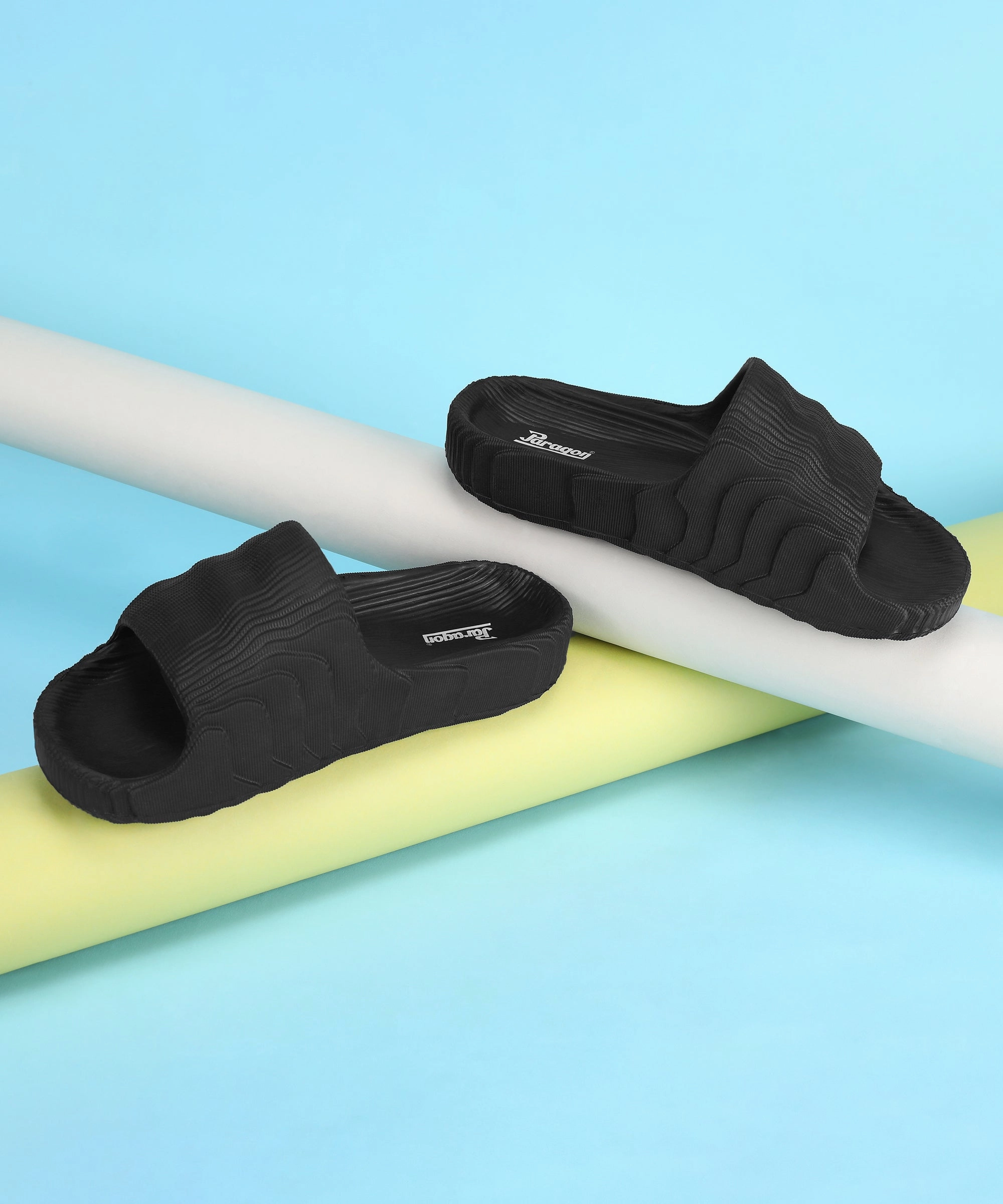 Next-Gen Design Ease Daily Paragon  K10913G Men Casual Sliders | Stylish Trendy Lightweight Slides | Casual & Comfortable Slippers | For Everyday Use