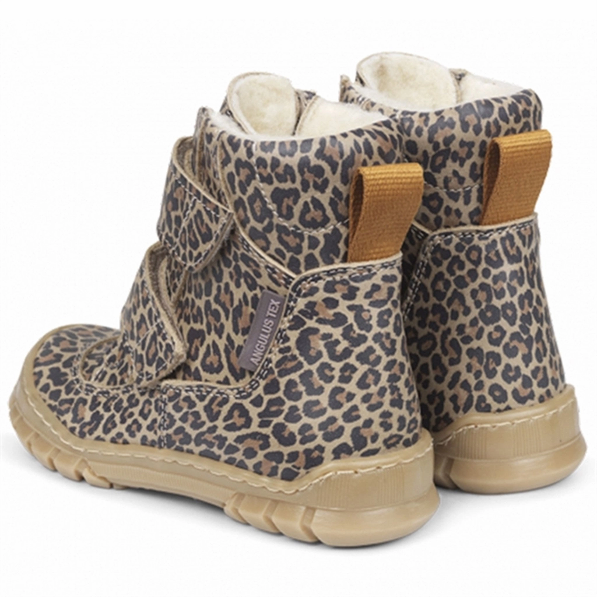 Clean Energy Refined Fit Gear Angulus Tex Boots W Velcro Leopard