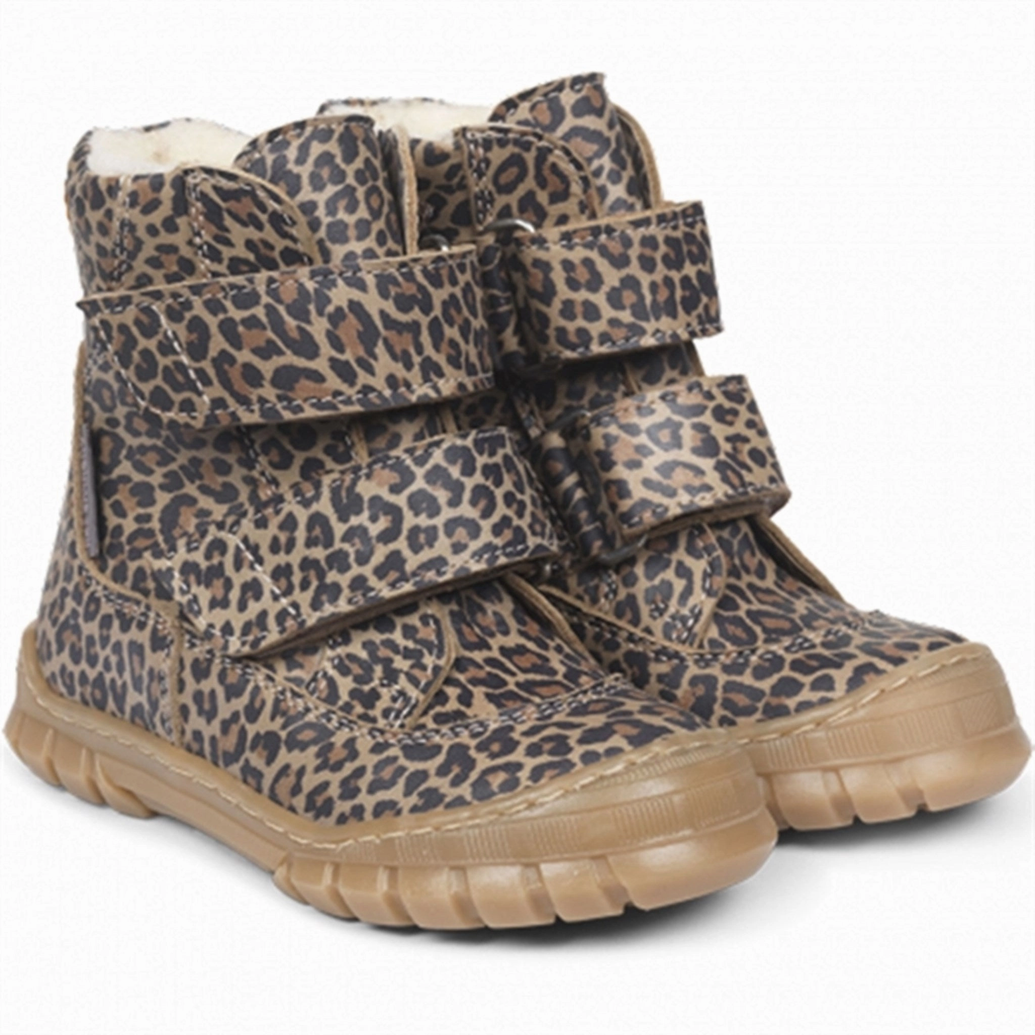Angulus Tex Boots W Velcro Leopard Wear Anywhere Cool Experience
