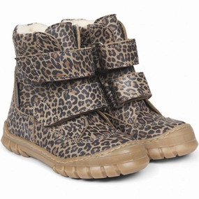 Angulus Tex Boots W Velcro Leopard Wear Anywhere Cool Experience