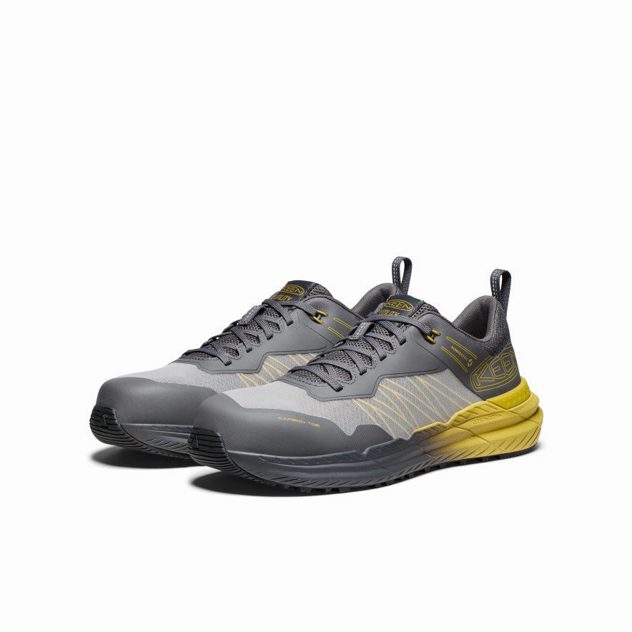 Men'S Speedworks Work Sneaker (Carbon Toe)  |  Magnet/Black Adaptive Edge Quiet Vibe