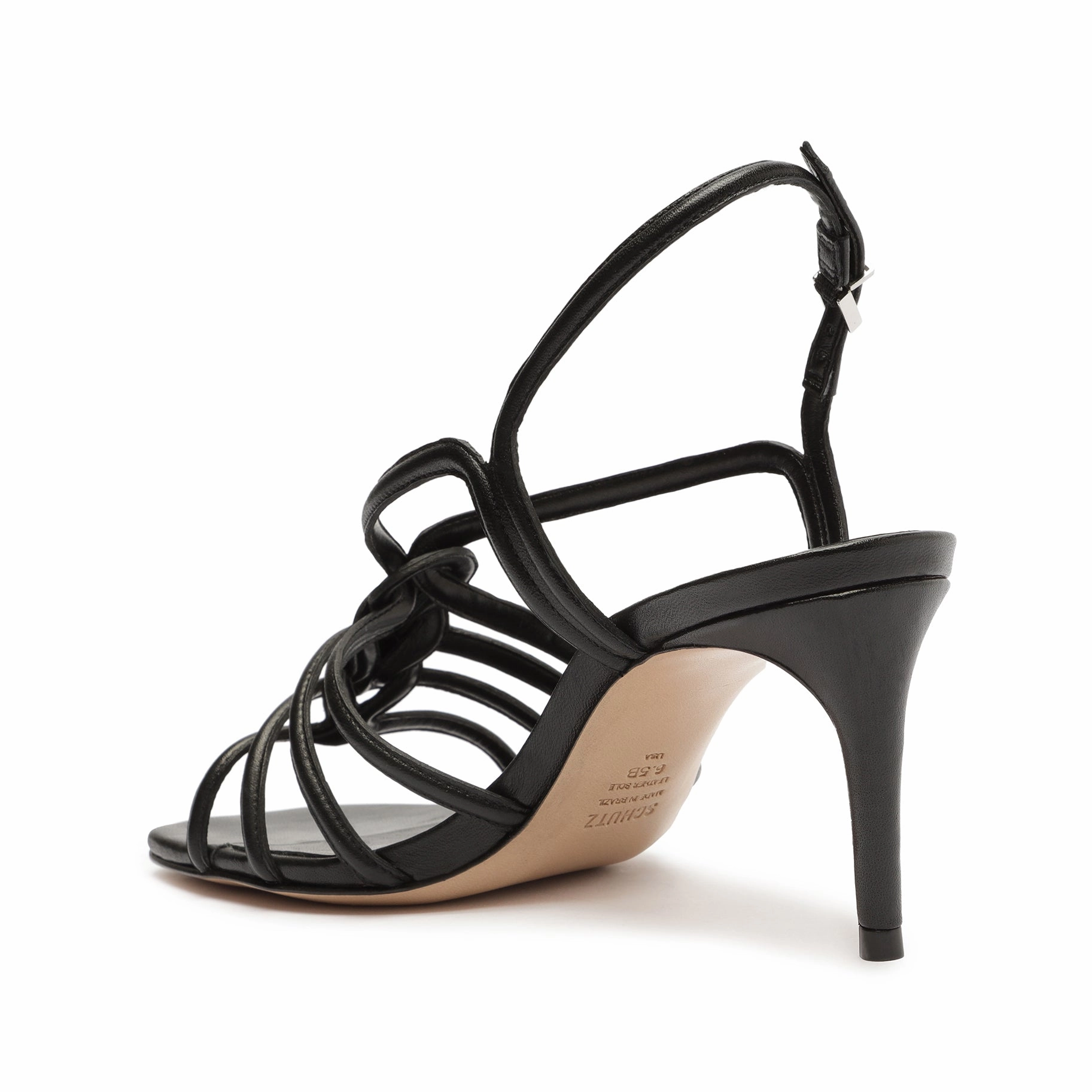 Streamlined Pieces Octavia Mid Calf Leather Sandal