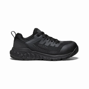 Women'S Arvada Esd Work Sneaker (Carbon Toe)  |  Black/Black Inspired Living