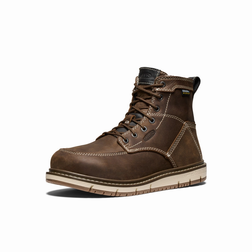 Designed For Lifestyle Layer With Ease Women'S San Jose 6" Waterproof Boot (Aluminum Toe)  |  Cascade Brown/Gum