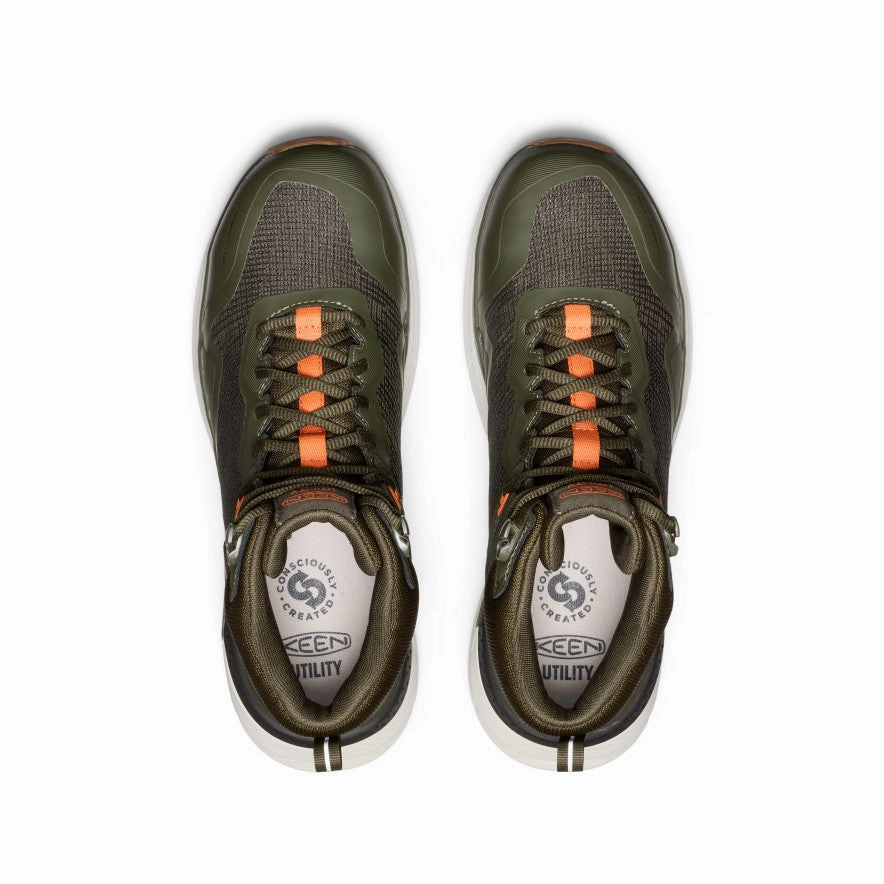 Men'S Synchro Waterproof Work Boot (Carbon Toe)  |  Forest Night/Gum Universal Outfit Easy Essential