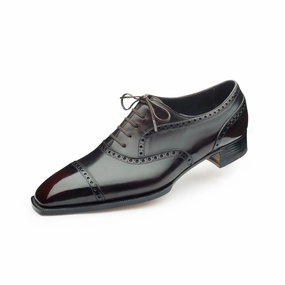 1202 Collection - Handmade Full Brogue Oxford Shoe Multi-Wear Outfit