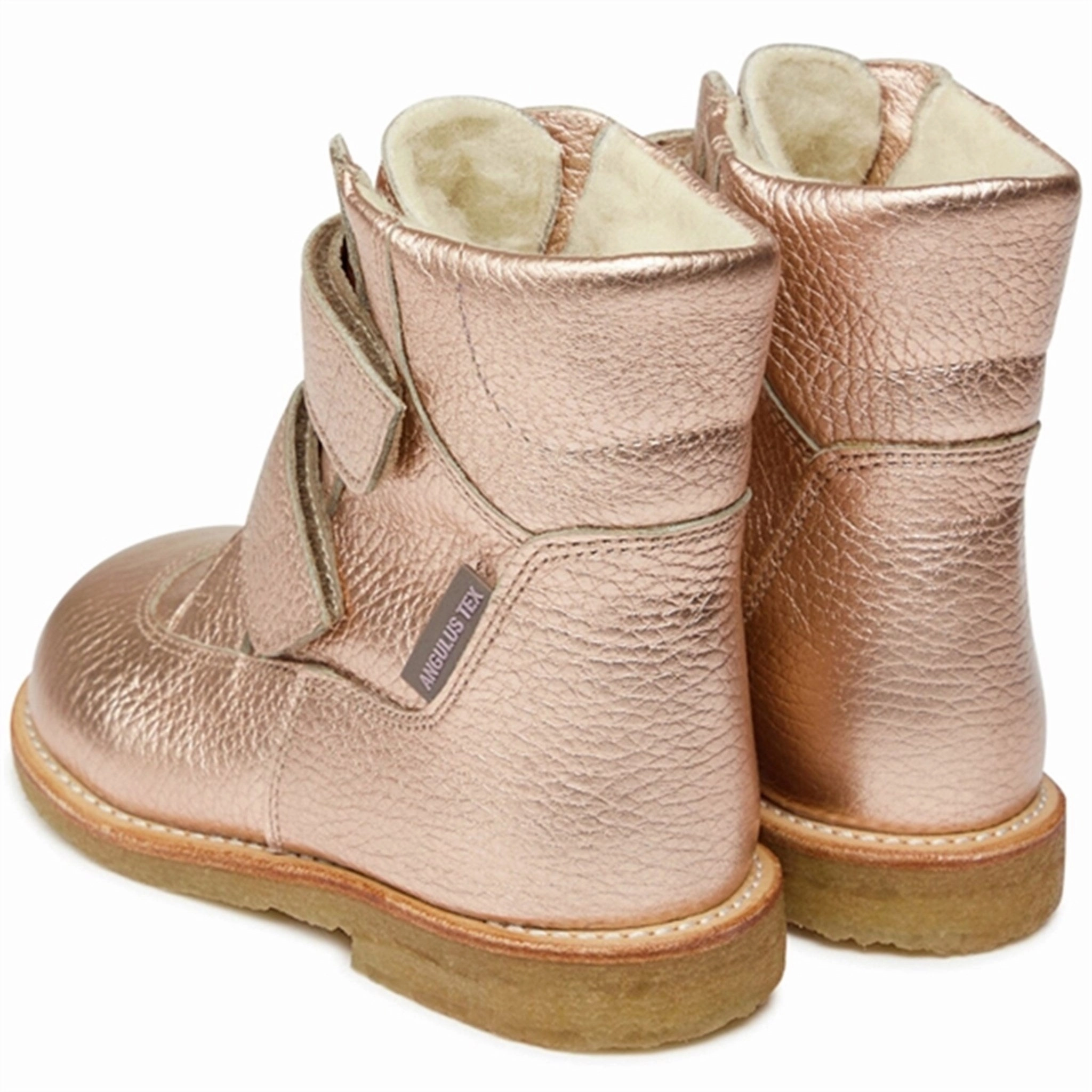 Timeless Cool Angulus Tex Boots W Velcro Light Copper