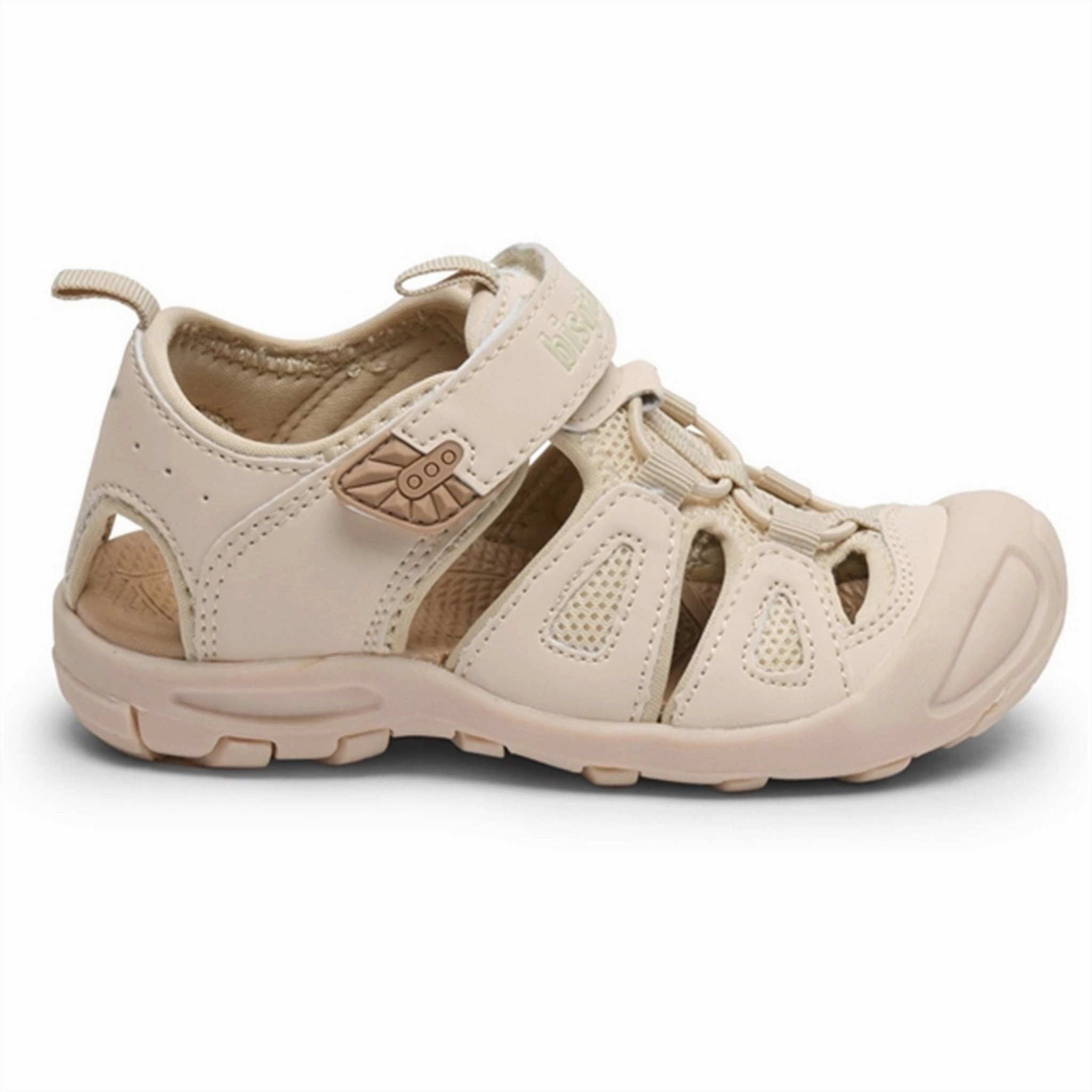Bisgaard Parker Velcro Sandal Off White Minimal Movement