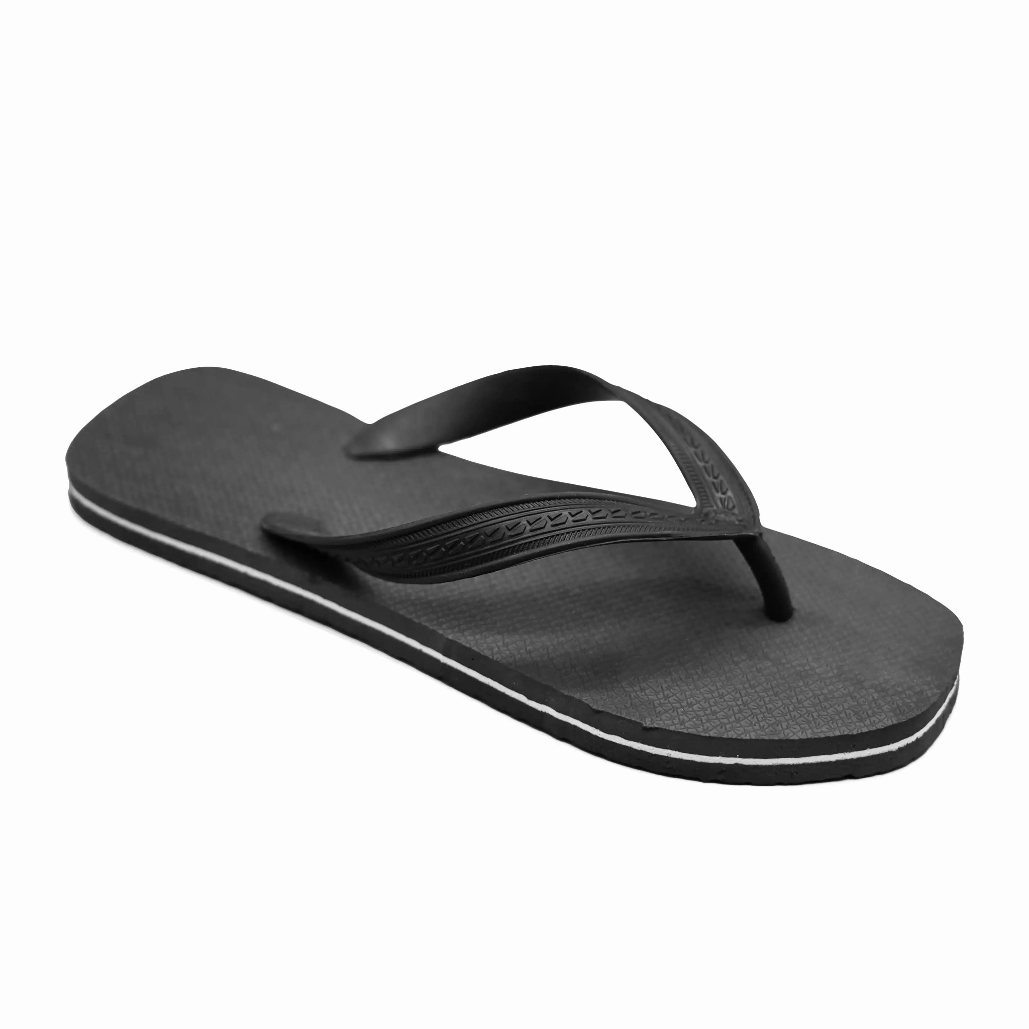 Minimal Focus Comfy Slippers - Black