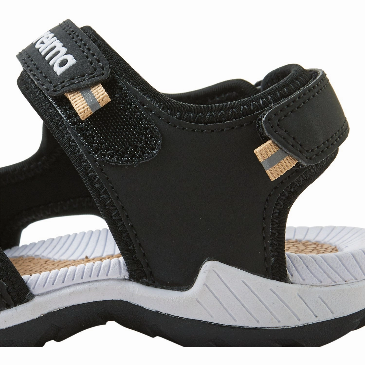 Reima Black Sandals Ratas Versatile Soul Season-Free Style