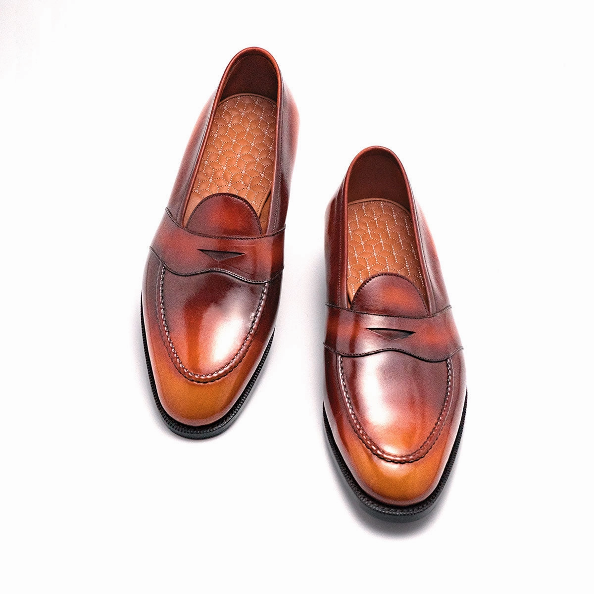Flowline Fashion Piet Penny Loafer - Brown & Cognac