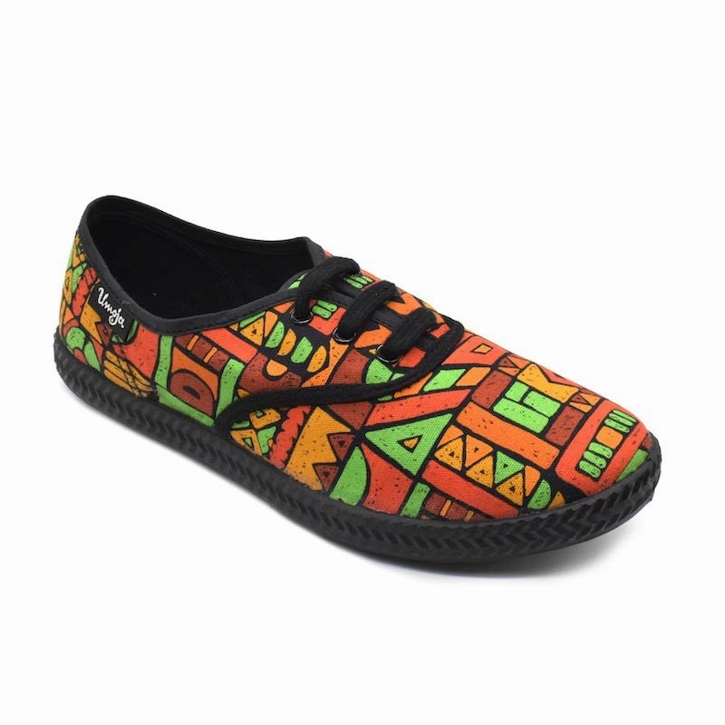 Tomcat Canvas Shoes - Multi Tribal Edge And Ease