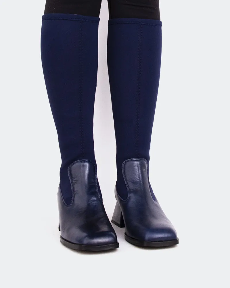 Future-Ready Looks Bayeux Navy Knit Stretch