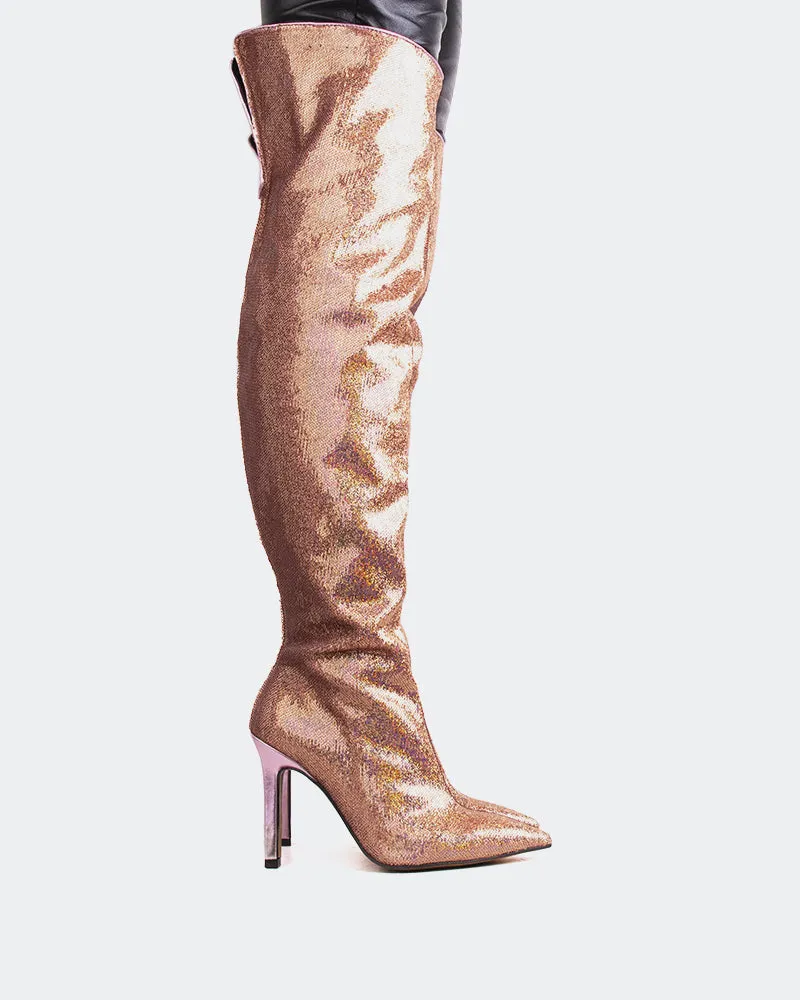 Blakely Pink Sequins Rhythmic Fit Quiet City Style