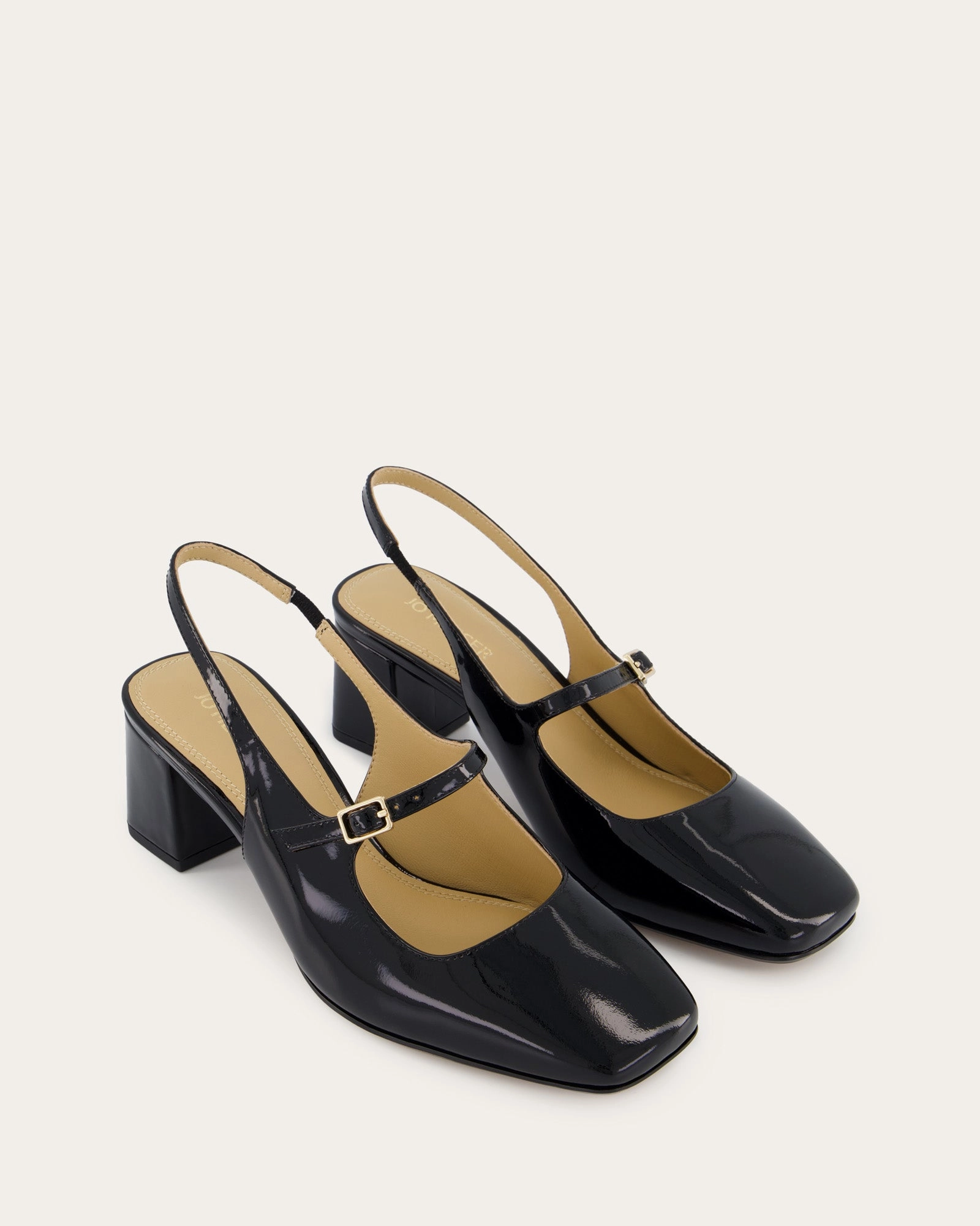 Cool Rhythm Peggy Low Heels Black Patent