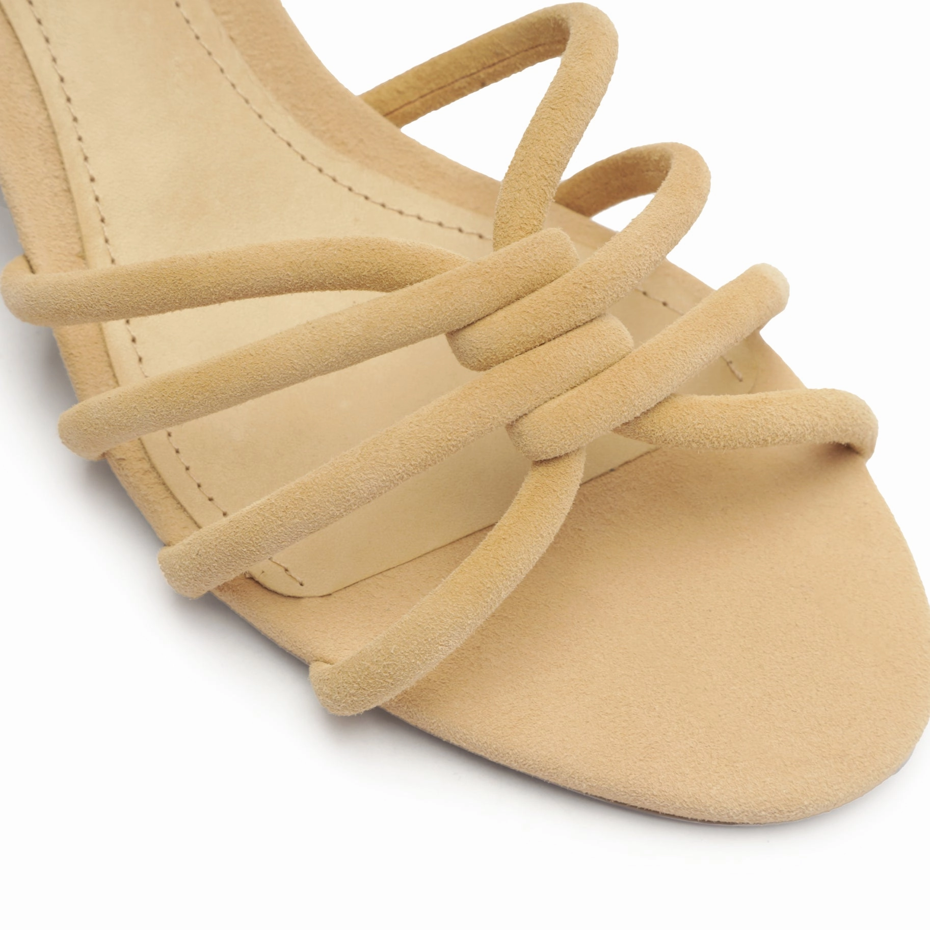 Less Is Bold Pure Motion Rachel Block Leather Sandal