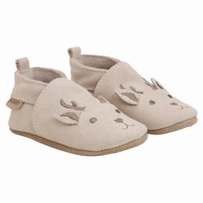 Urban Lifestyle Purpose-Ready En Fant Burnished Lilac Leather Booties W. Animal Motif