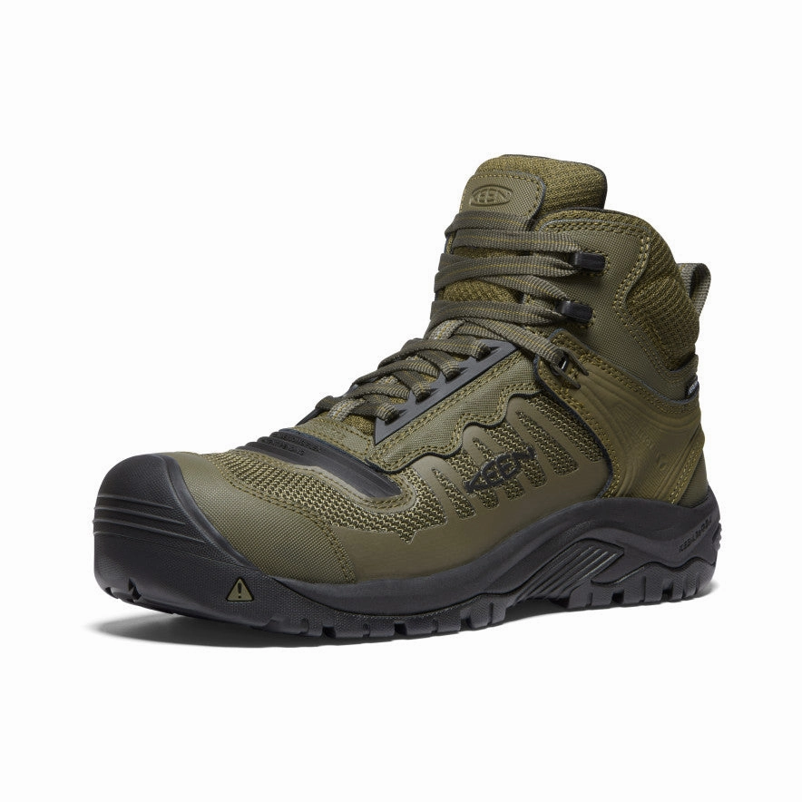 Men'S Reno Mid Waterproof (Carbon Toe)  |  Dark Olive/Black Elevate Your Day Wear Reimagined