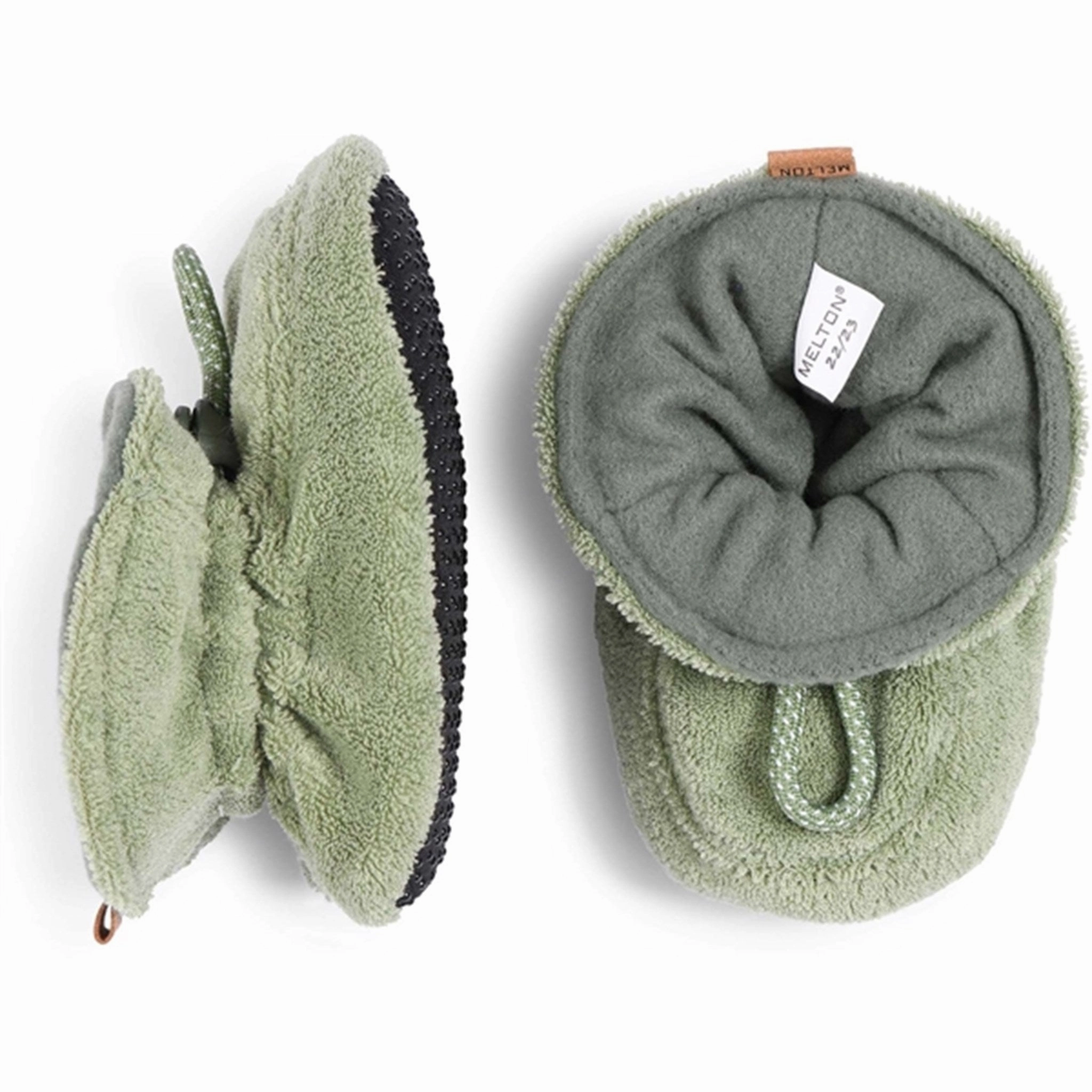 Seasonless Design Ease Daily Melton Terry Trextile Slippers Basil