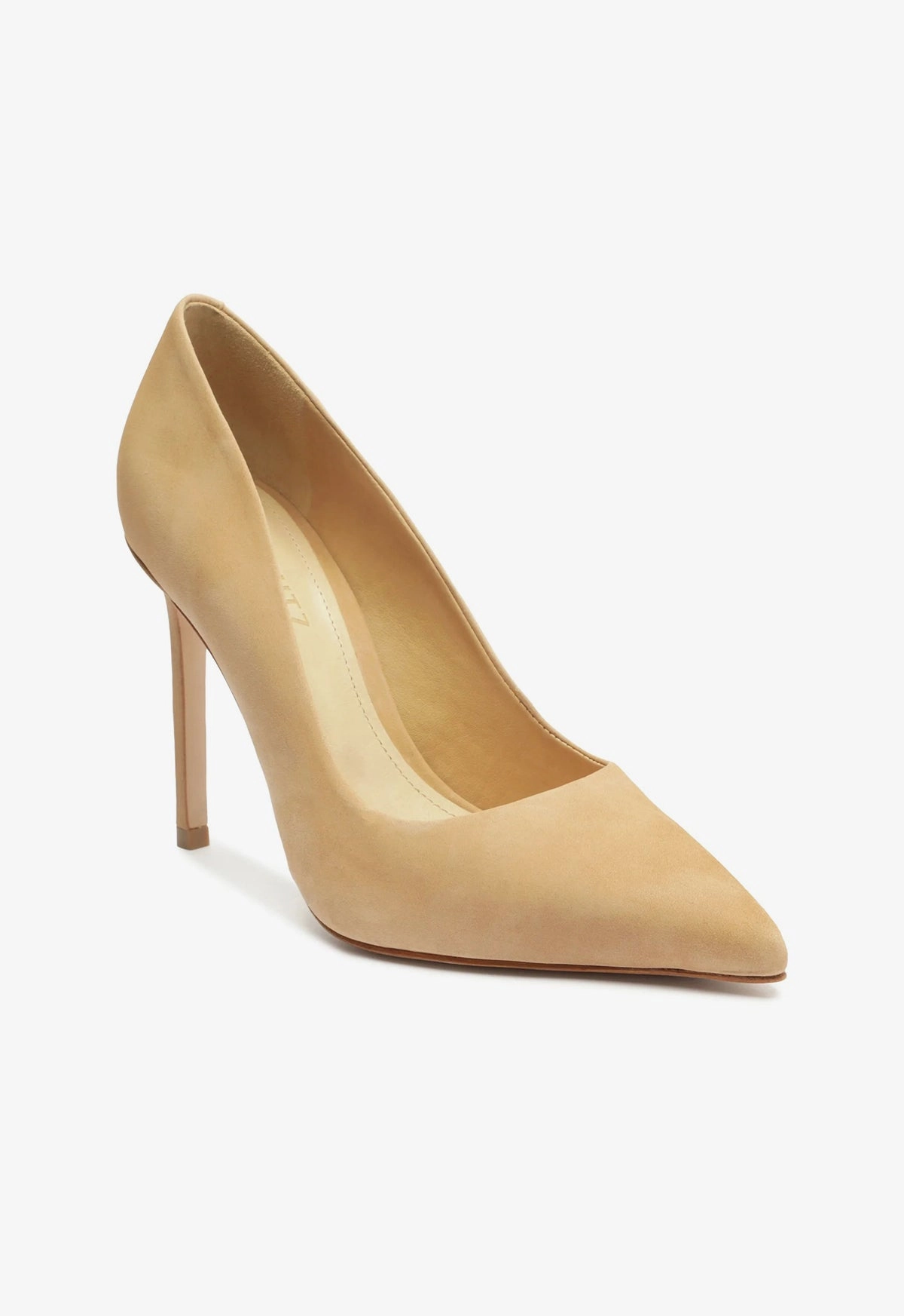 Lou High Stiletto Honey Beige Pump Ease-Forward Fit Modern Momentum
