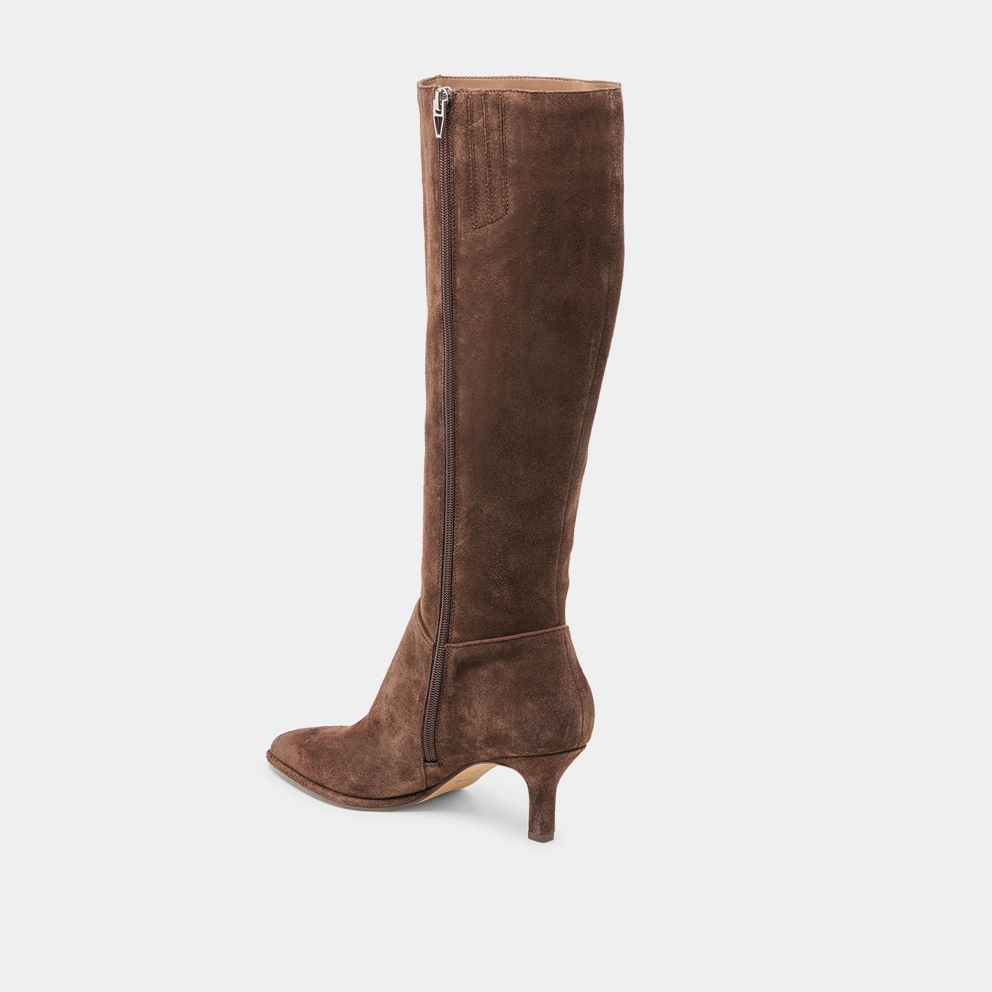 Aldy Boots Dk Brown Suede Tailored Ease