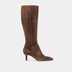 Flowline Fashion Fluid Profile Aldy Boots Dk Brown Suede
