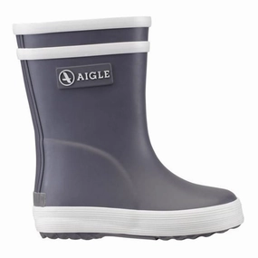 Essence Of Movement Aigle Baby Flac Wellies Charcoal