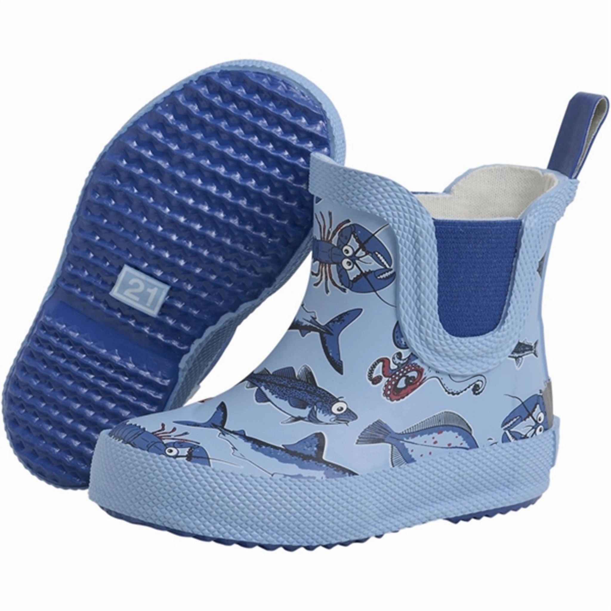 Wear The Moment Celavi Rain Boots Aop Federal Blue