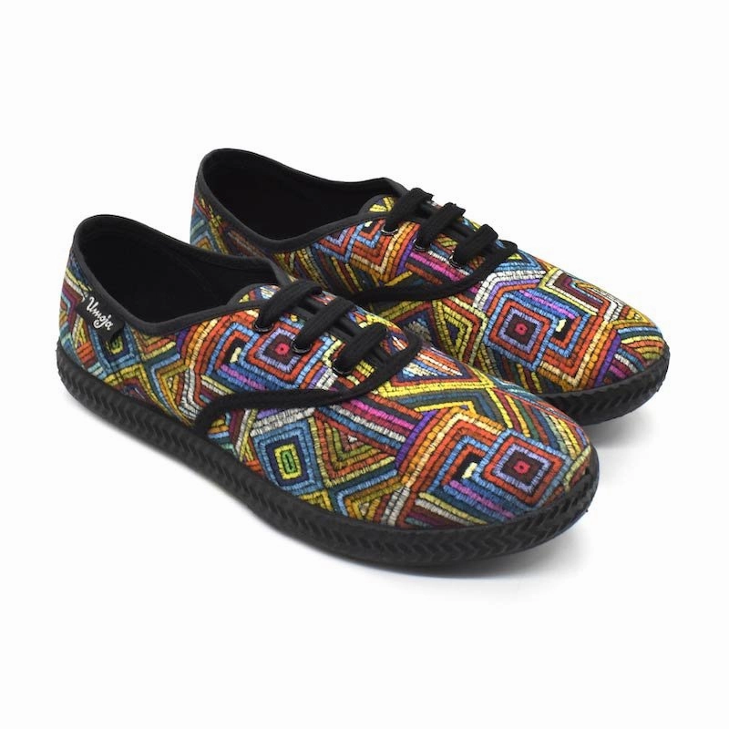 Tomcat Canvas Shoes - Multi Abstract City-Flex