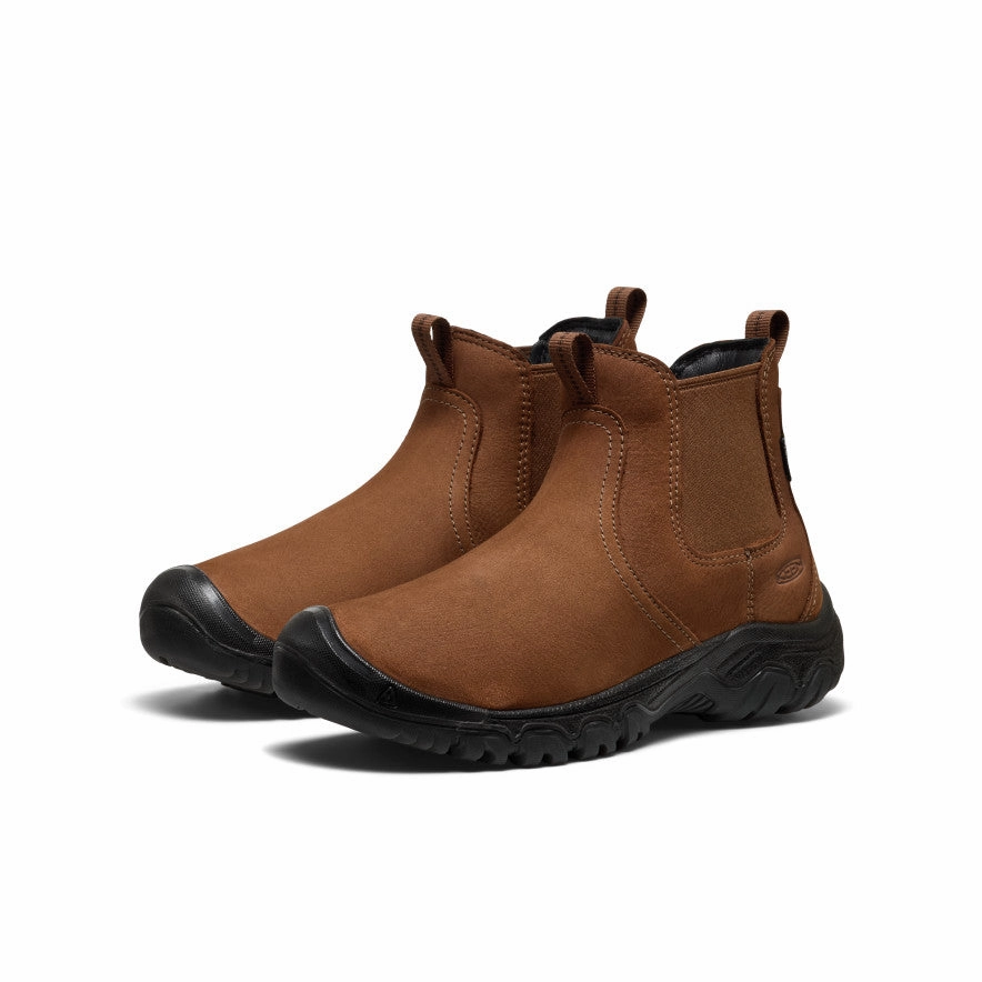 Adapted Living Women'S Greta Ii Waterproof Chelsea  |  Bison/Black
