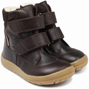Active Energy Angulus Tex-Boots With Velcro Dark Brown/Dark Brown