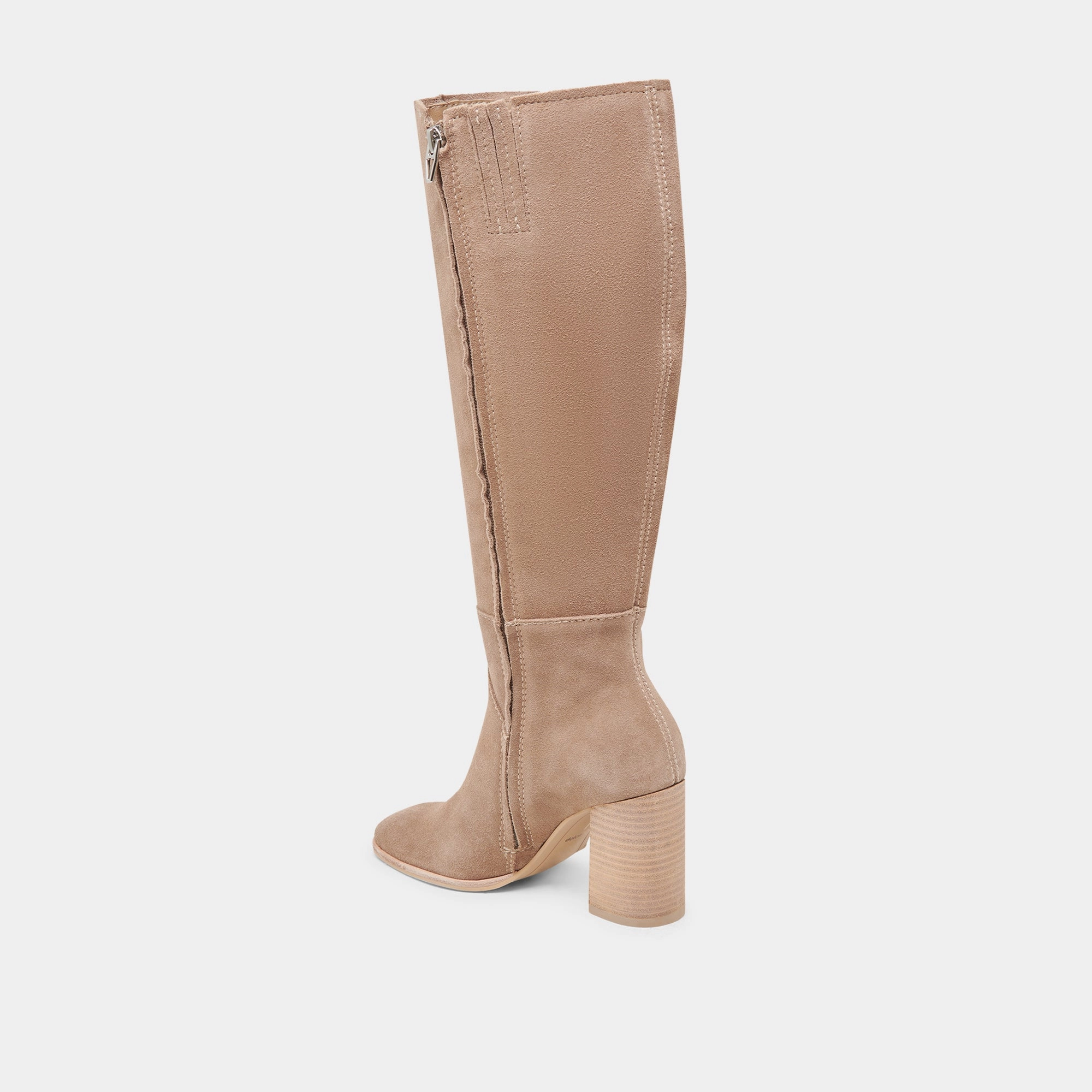 Inspired Layerwear Everyday Ease Fynn Wide Calf Boots Truffle Suede