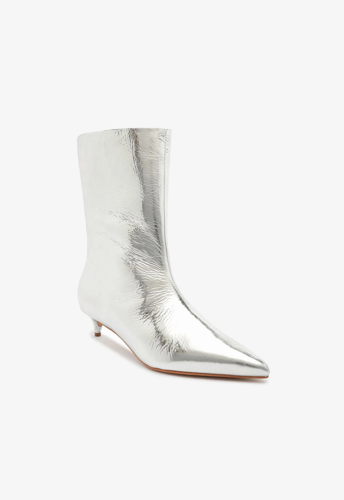 Gail Smashed Metallic Bootie Quiet Impact