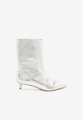 Gail Smashed Metallic Bootie Cool Experience