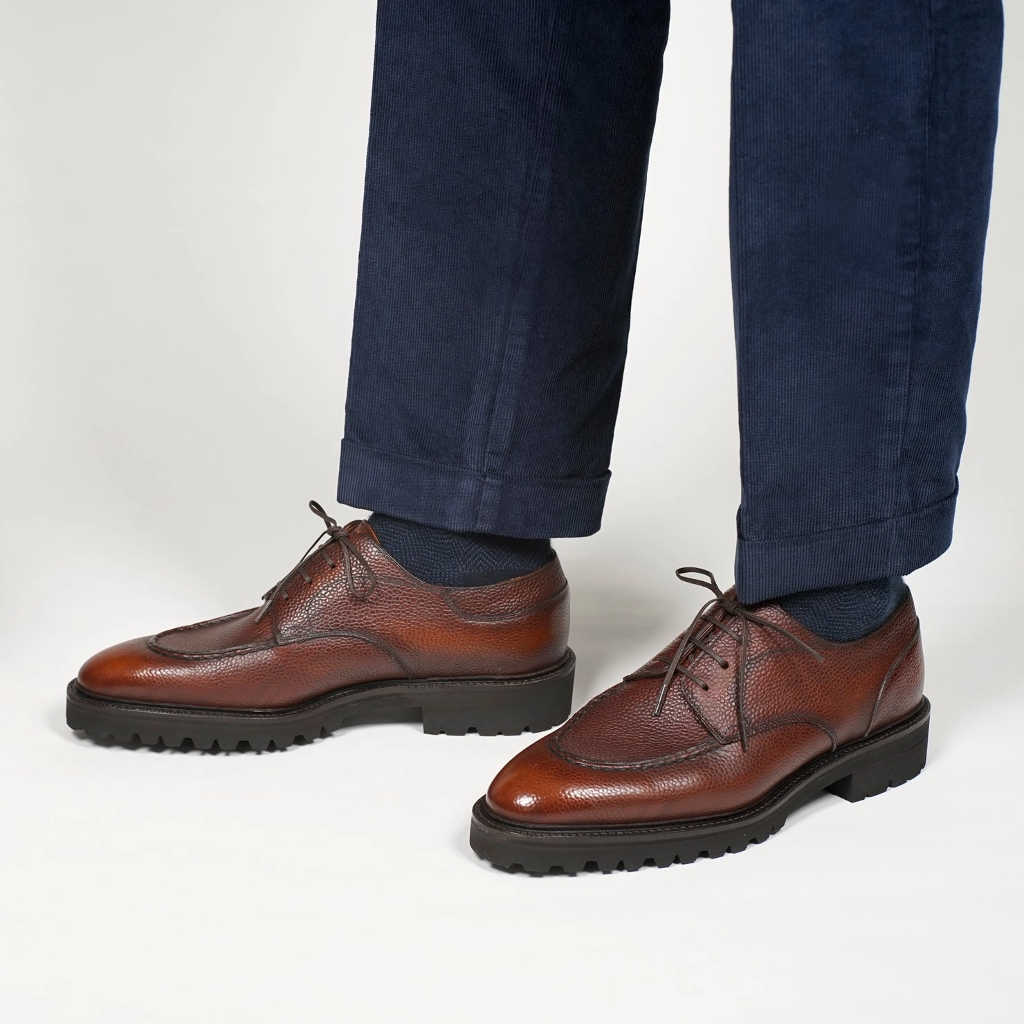 Gaspar Derby - Dark Caramel Elevated Simplicity Low-Key Performance