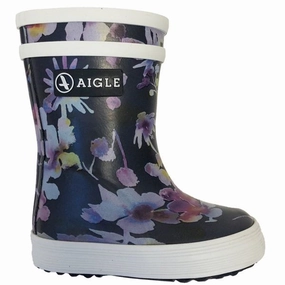 Aigle Baby Flac Wellies Dark Flowers Built For Real Crafted Ease