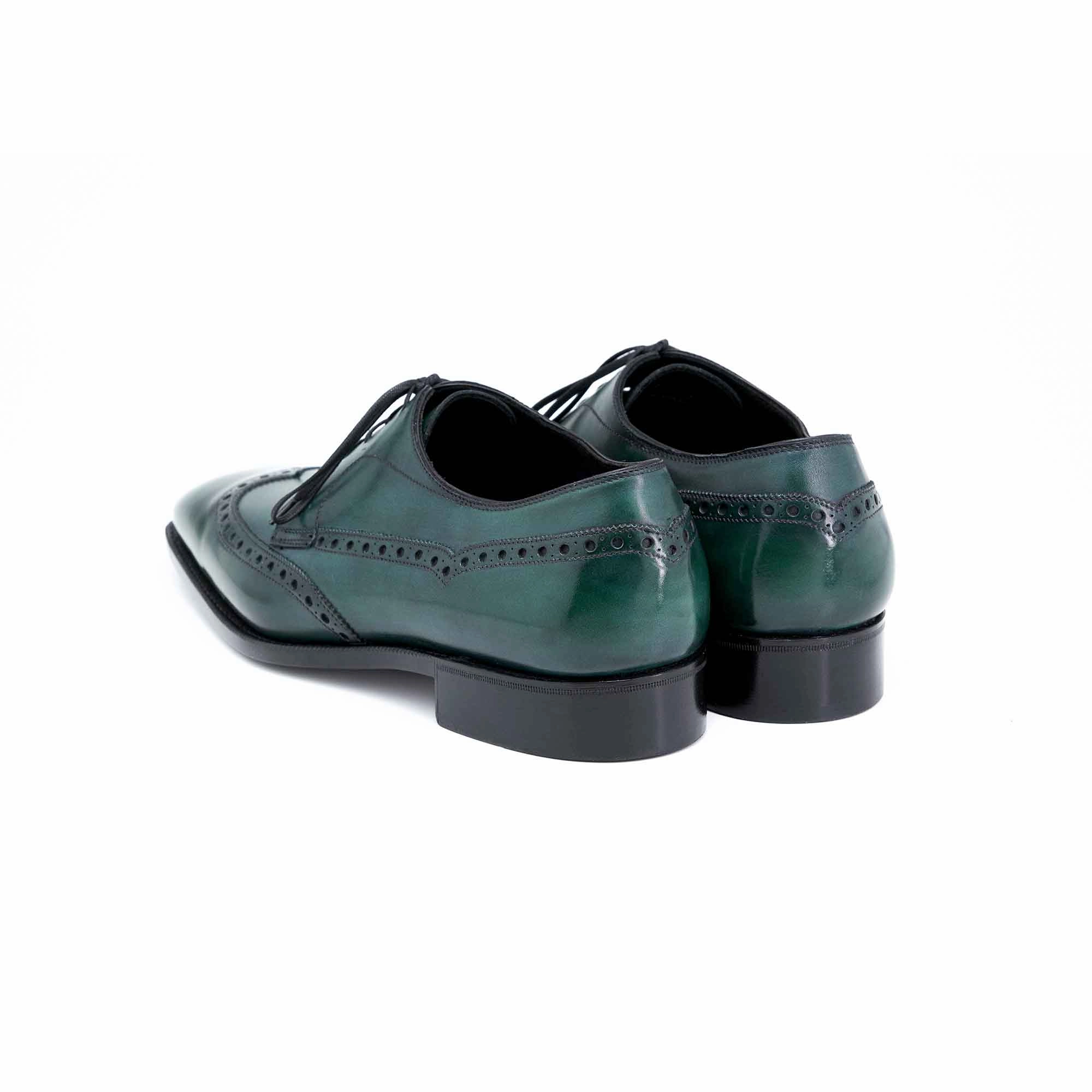 Core Aesthetic Calder Wingtip Derby - Emerald Green