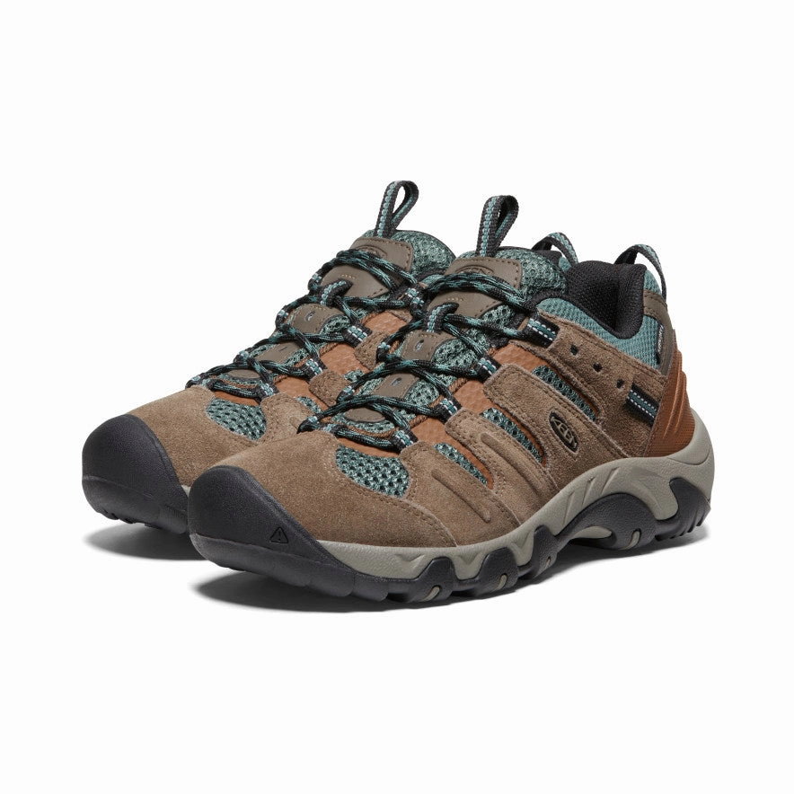 Women'S Headout Waterproof Hiking Shoe  |  Shitake/Dark Forest Change-Ready Refined Feel
