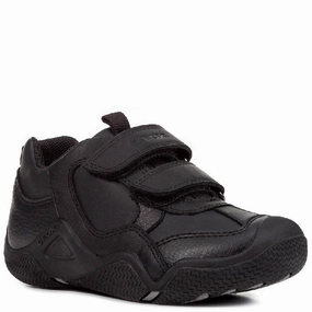 Geox J Wader A Touch Fastening Junior School Shoes Ready-To-Flow