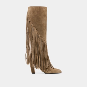 Giano Boots Olive Suede Layer Your World Cool Minimalism