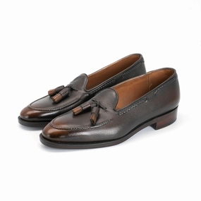 Gillespie Tassel Loafer - Ebony Handmade Patina Daily Vibe Tone-Driven