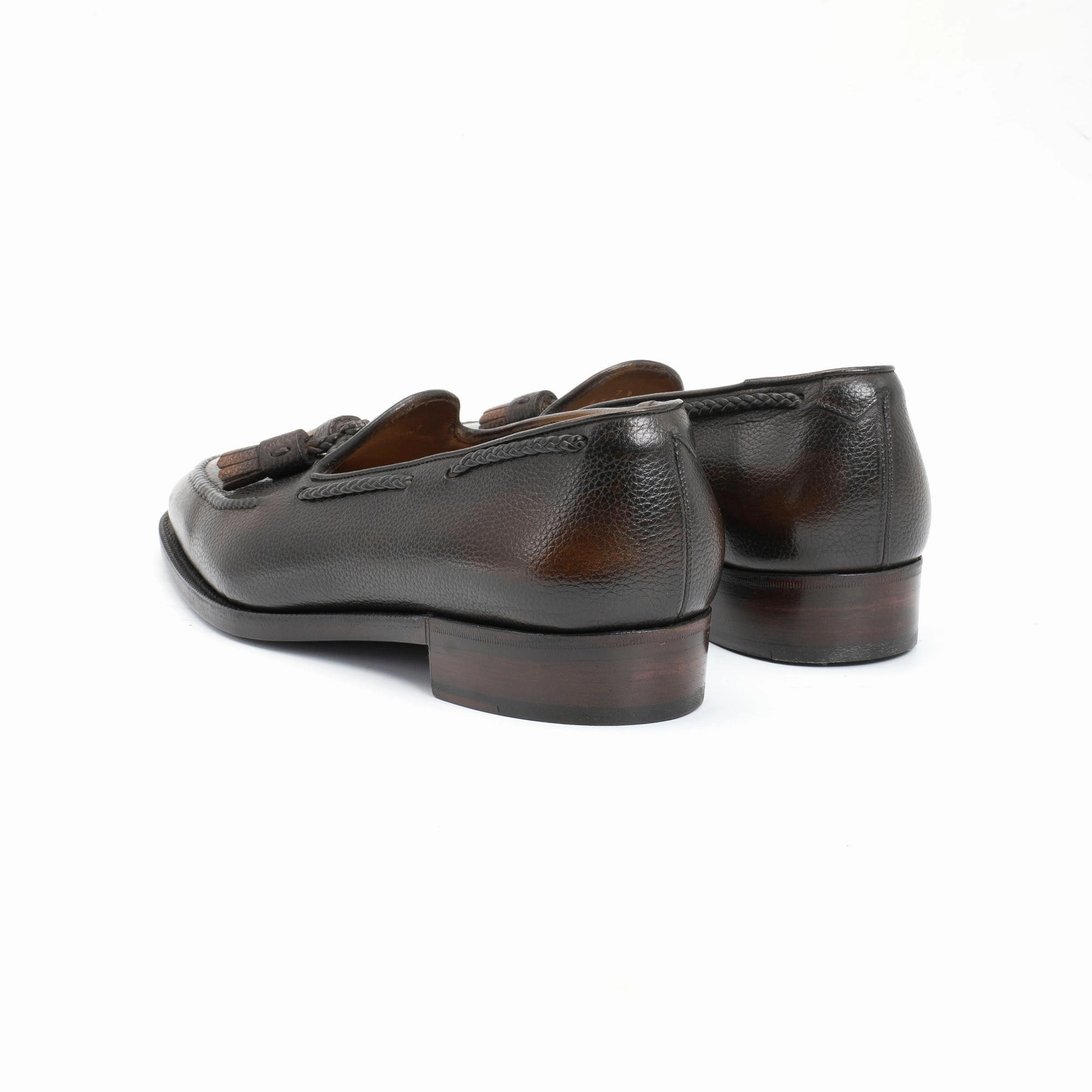 Gillespie Tassel Loafer - Ebony Handmade Patina Move-Easy Layers Clarity Wear
