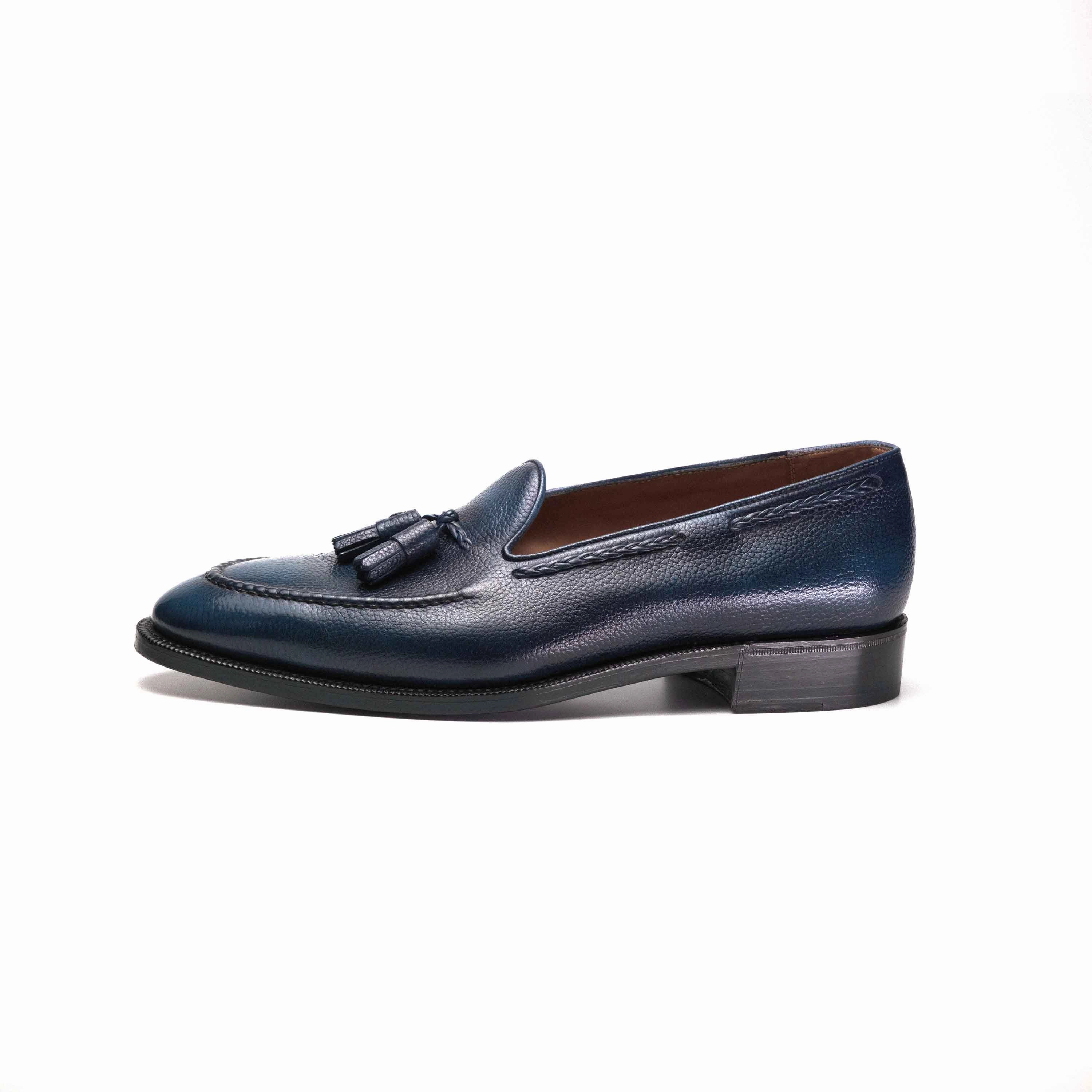 Gillespie Tassel Loafer - Marina Handmade Patina Smooth Layers Optimized Rhythm