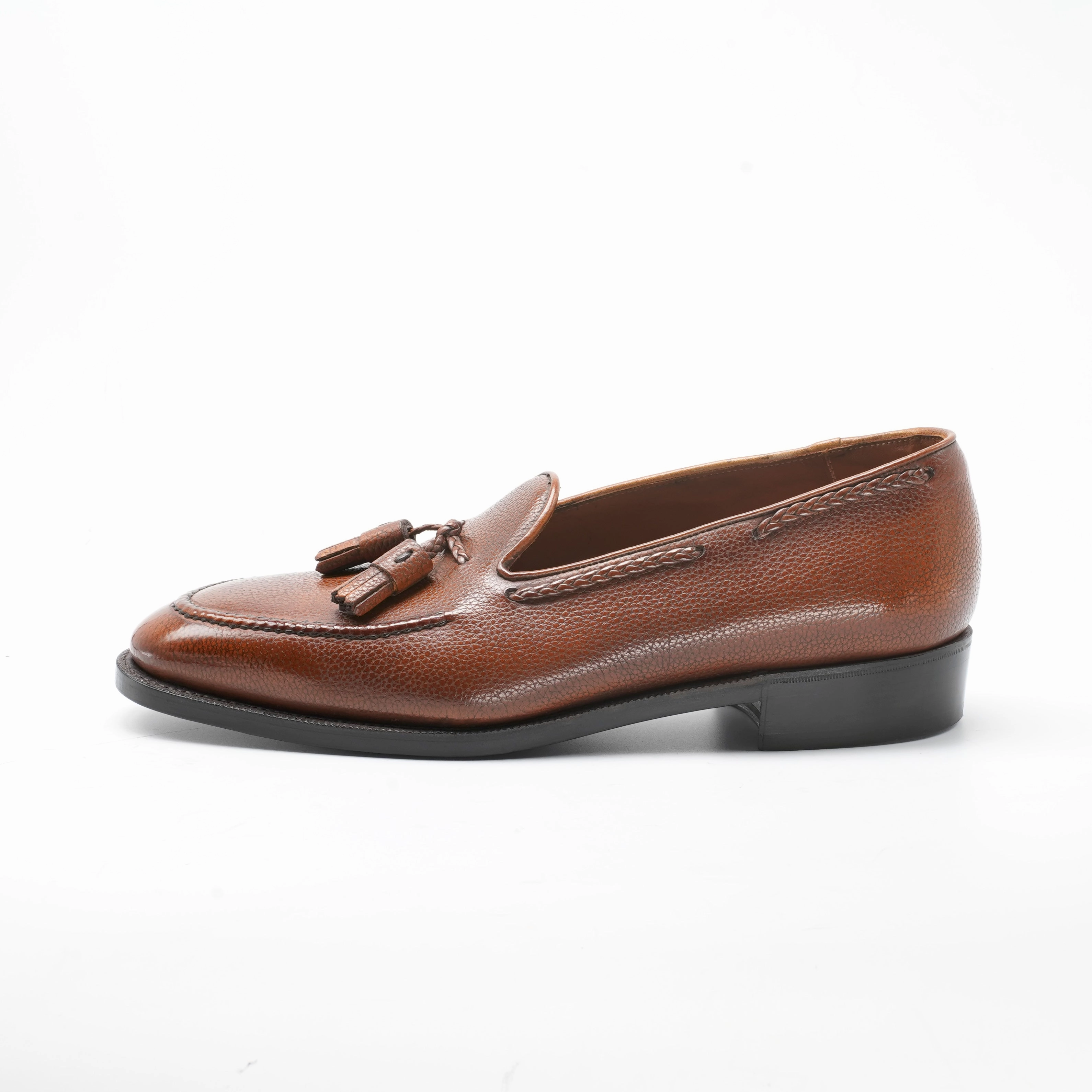 Tone-Driven Gillespie Tassel Loafer Mto - Chestnut